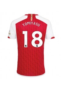 Fotbalové Dres Arsenal Takehiro Tomiyasu #18 Domácí Oblečení 2023-24 Krátký Rukáv